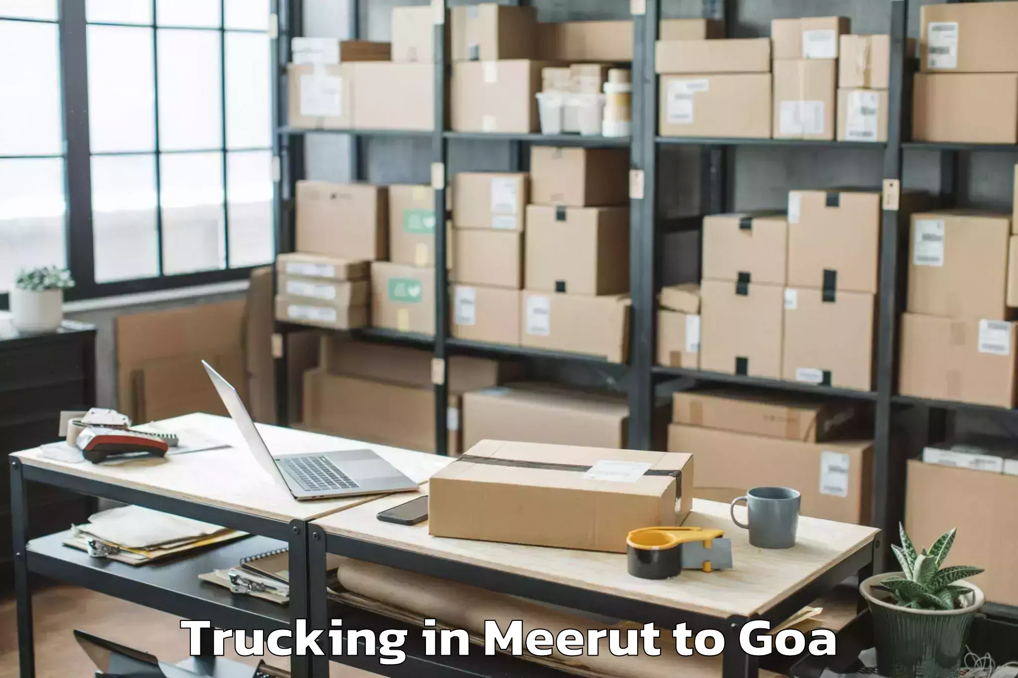 Expert Meerut to Queula Trucking